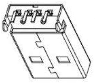 48037-0001, prise d'e/s blindée pour bus série universel (usb) type a, trou traversant