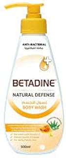 Nettoyant pour le corps betadine natural defense au miel de manuka 500 ml