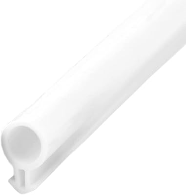 Bande d'étanchéité de porte fenêtre en plastique dur de 10m, caoutchouc de silicone