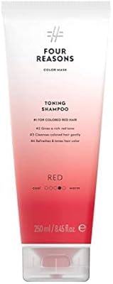 Shampooing color mask shampoing tonifiant sans sulfate pour cheveux roux intensificateur de couleur