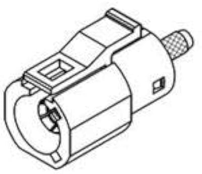 73415-2913, plateau automobile doré à montage sur câble st conn smb pl 50ohm