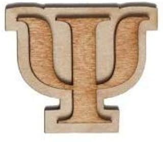 Lettres officielles grecques en bois, double couche 2" - 2 lettres par paquet