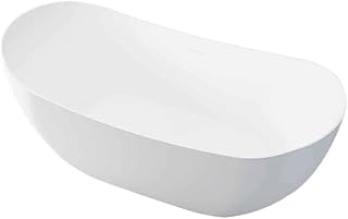 Baignoire autoportante olind design, taille : 1700 * 800 * 635 (blanc mat)