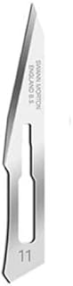Lame de bistouri chirurgical swan-morton sm-11, n° 11, stérile, paquet de 100