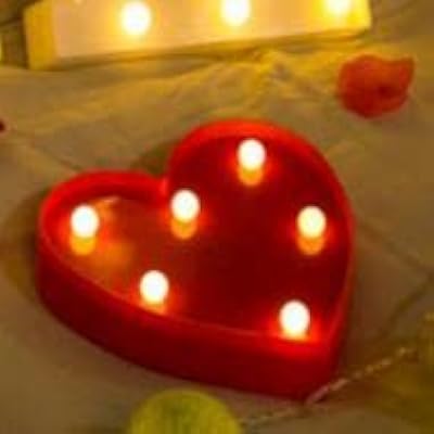 Veilleuse romantique en forme de cœur pour bébé cool