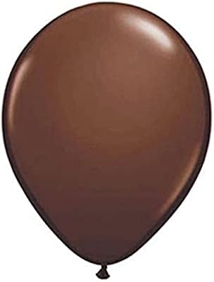 Ballons en latex à l'hélium party time (standard, marron, 12 pouces) - 20