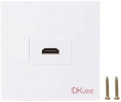 Plaque murale hdmi blanche type 86 prise de plaque hdttv câble réseau
