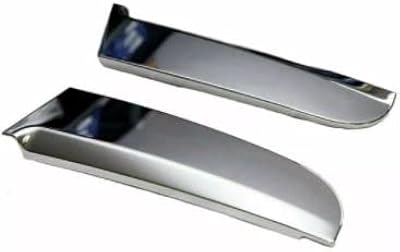 Couvercle de décoration arrière chromé feleda parts, composé de deux pièces, compatible