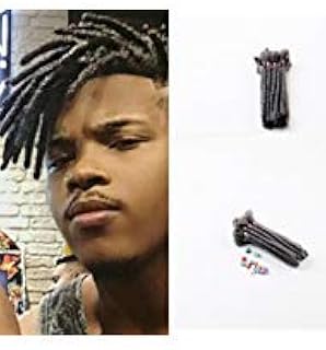 Extensions de dreadlocks dsoar pour hommes 6" faites à la main, 20 mèches/paquet
