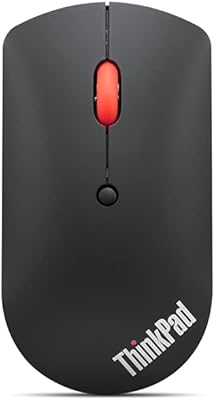 Souris bluetooth silencieuse lenovo thinkpad, noire, 8769593000