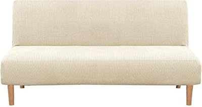 Housse de canapé sans accoudoirs mofish, housse de futon extensible en élasthanne, protection