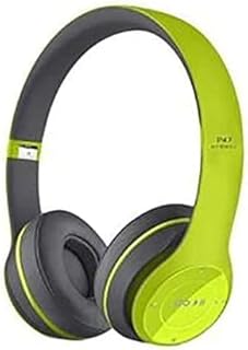 Casque sans fil p47 bluetooth 4.1, casque supra-auriculaire pliable, écouteur musical 3,5 mm