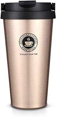 Tasse à café et thé de voyage isolée sous vide en acier