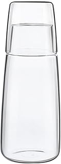 Ensemble tasse de chevet et verre, pichet à eau avec tasse en verre