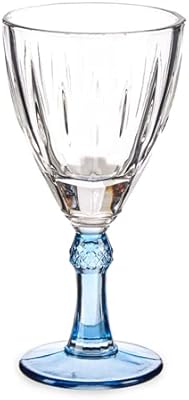 Ensemble de verres à vin en cristal vivalto, 6 pièces, 275 ml, bleu