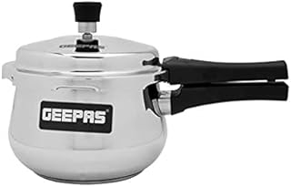 Autocuiseur geepas 3l en acier inoxydable - poignée cool touch et soupapes