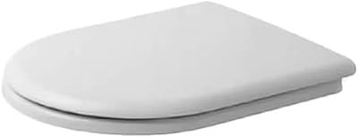 Abattant wc duravit happy day stark 2 avec charnières en acier inoxydable, blanc