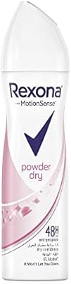 Déodorant et anti-transpirant en poudre rexona motion sense pour femme, 150 ml