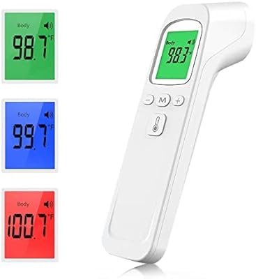 Thermomètre frontal sans contact thermomètre infrarouge numérique pour adultes et enfants