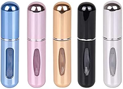 Ensemble de flacons pulvérisateurs de parfum beauté 5 pièces, flacon atomiseur de parfum
