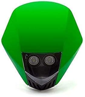 Phare de moto vert led 12v 35w project streetfighter supermoto