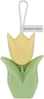 Bougie tulipe faite à la main aishure, bougies de soja pour la décoration