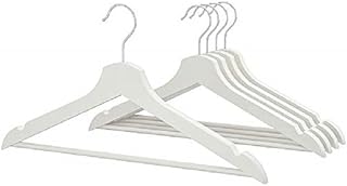 Cintre en bois ikea boomerang, blanc, paquet de 8, 702.385.41