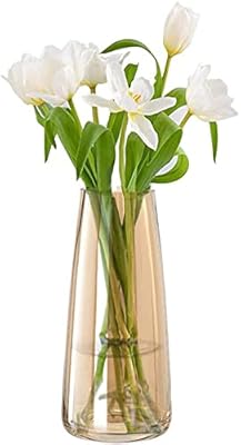 Vase en verre design fleur pour la décoration de la maison, grand vase
