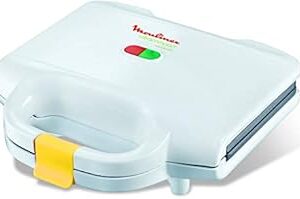 Machine à sandwich ultra compacte moulinex, plats antiadhésifs, blanc, 700 watts, sm154042. Diaytar : Des prix mini pour un service maxi