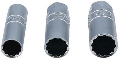 Jeu de douilles pour bougie d'allumage à paroi fine laser 7295 3/8 pouces