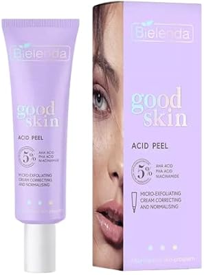 Bonne crème micro peeling correctrice et normalisante aha + bha niacinamide pour la peau