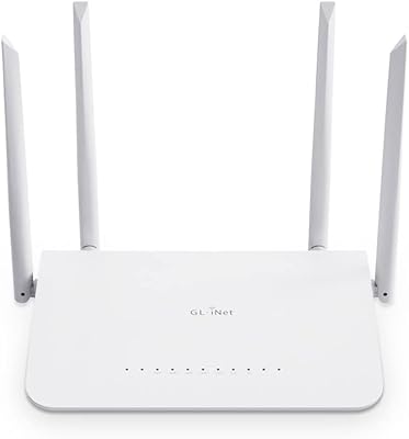Routeur gl-net gl-sf1200 │ ac1200 4 ports ethernet gigabit wifi 300mbps+837mbps 128mo
