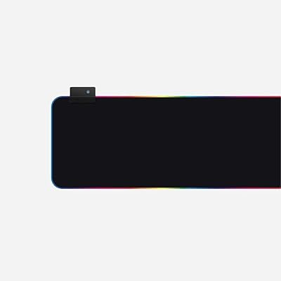 Tapis de souris de jeu porodo rgb xl, 14 effets lumineux, base
