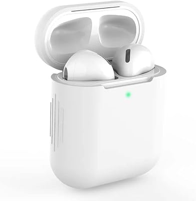 Étui de protection en silicone anti-rayures lavable swankey pour airpods 1 et 2