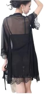 Ensemble 3 pièces de lingerie sexy pour femme, nuisette bordée de dentelle, vêtements de nuit avec string. 3010. Faites-vous plaisir sans culpabiliser avec Diaytar