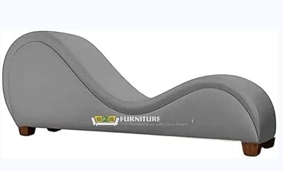 R2r furniture canapé extensible confortable en forme de s pour deux personnes (gris)