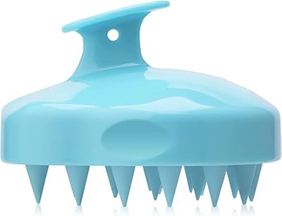 La brosse de massage du cuir chevelu en silicone d'atlantus améliore la croissance