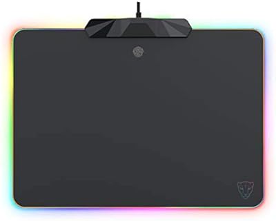 Tapis de souris de jeu motospeed rgb - effets d'éclairage led, tapis