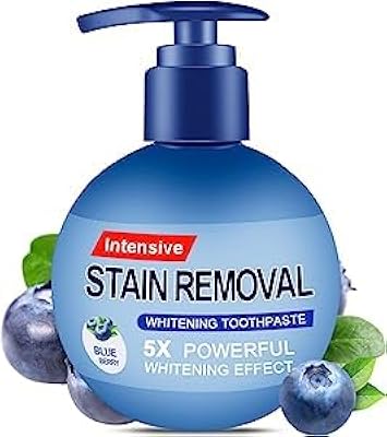 Dentifrice blanchissant au bicarbonate de soude, détachant intensif dentifrice blanchissant gel anti-taches fortifiant dentifrice gel détachant blanchissant presse sans fluordentifrice, myrtille. Votre supermarché en ligne au Sénégal, c'est Diaytar