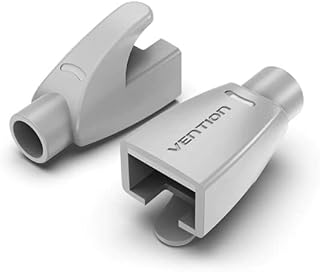 Couvercle ethernet rj45 en pvc version anti-traction pour prise réseau cat5