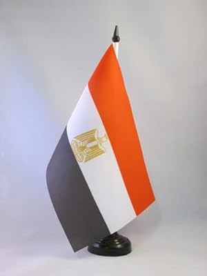 Drapeau de table pefsinol a egypte 21 x 14 cm - petits drapeaux