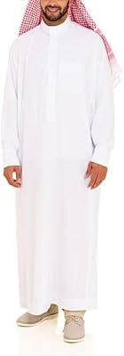 Robe arabe islamique de dubaï pour hommes, enfants et garçons à manches longues