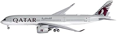 Avion en alliage qatar airbus a350-900 à l'échelle 1/400, jouets pour adultes