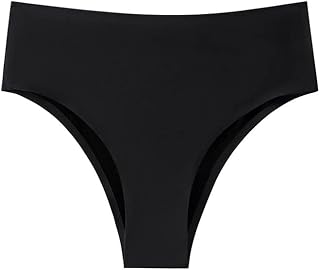 Sous-vêtement bikini taille haute sans couture pour femme (noir, 2xl), noir. Explorez un monde de bonnes affaires sur Diaytar Sénégal