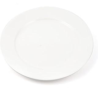 Assiette en porcelaine b2b - taille 25 cm, ivoire. Un océan de bonnes affaires sur Diaytar Sénégal