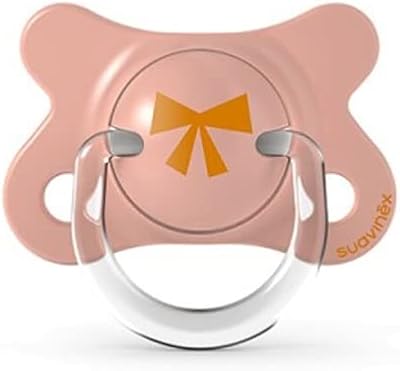 Tétine physiologique en silicone suavinex foss, s +2/4 mois, beige