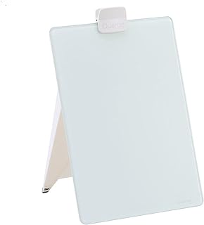 Chevalet pour tableau blanc de bureau en verre quartet, 9" x 11", surface