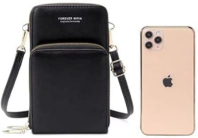 Sac de téléphone à écran tactile en cuir pu pour femme