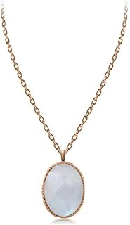 Aiwanto design simple superbe collier d'opale collier de bijoux élégant pour les femmes
