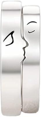 Couple bagues pour hommes femmes réglable en argent ensemble mignon. Diaytar Sénégal : Large gamme, petits prix, grande satisfaction